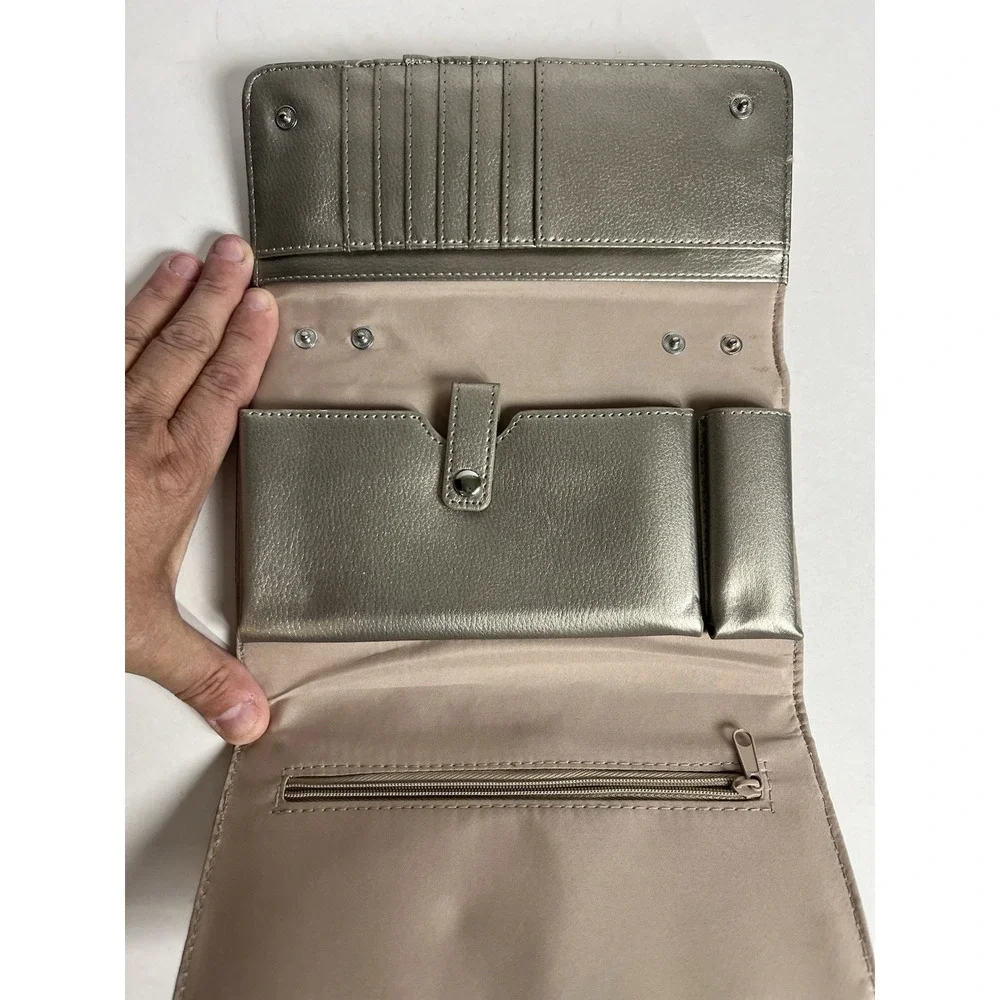 Nine West Wildwood Organizer Trifold‎ Wallet Pale Pink